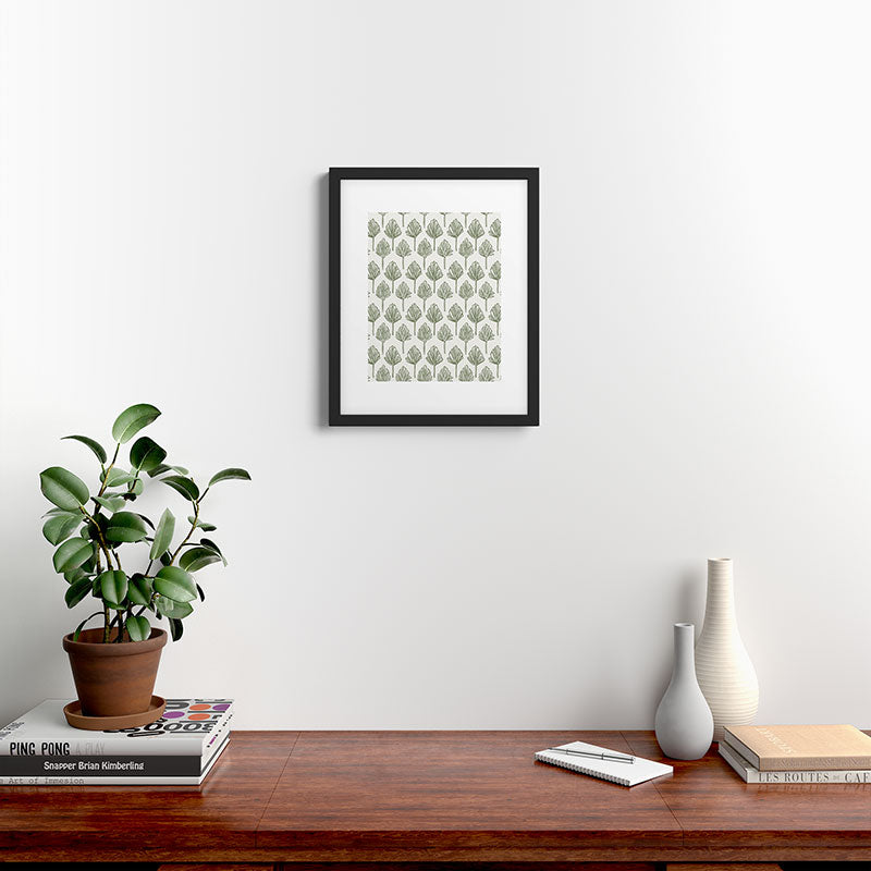 CoastL Studio Palm Sketches Framed Art Print