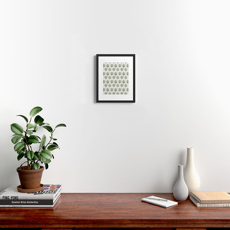 CoastL Studio Palm Sketches Framed Art Print