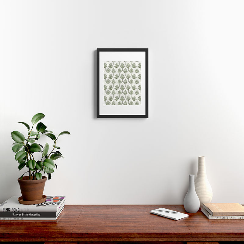 CoastL Studio Palm Sketches Framed Art Print