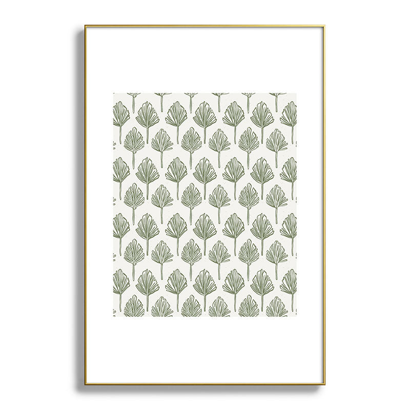 CoastL Studio Palm Sketches Metal Framed Art Print