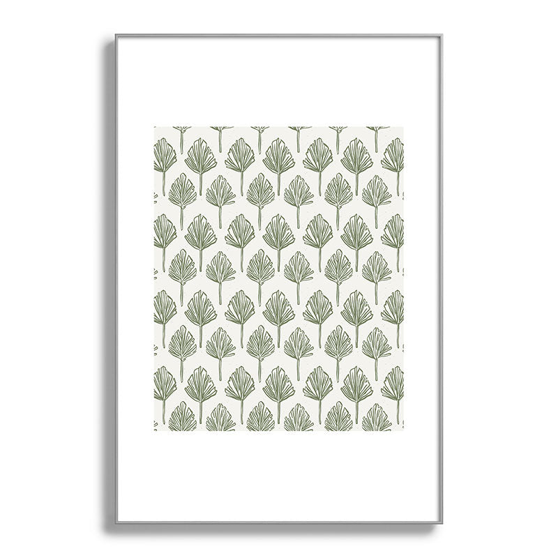 CoastL Studio Palm Sketches Metal Framed Art Print