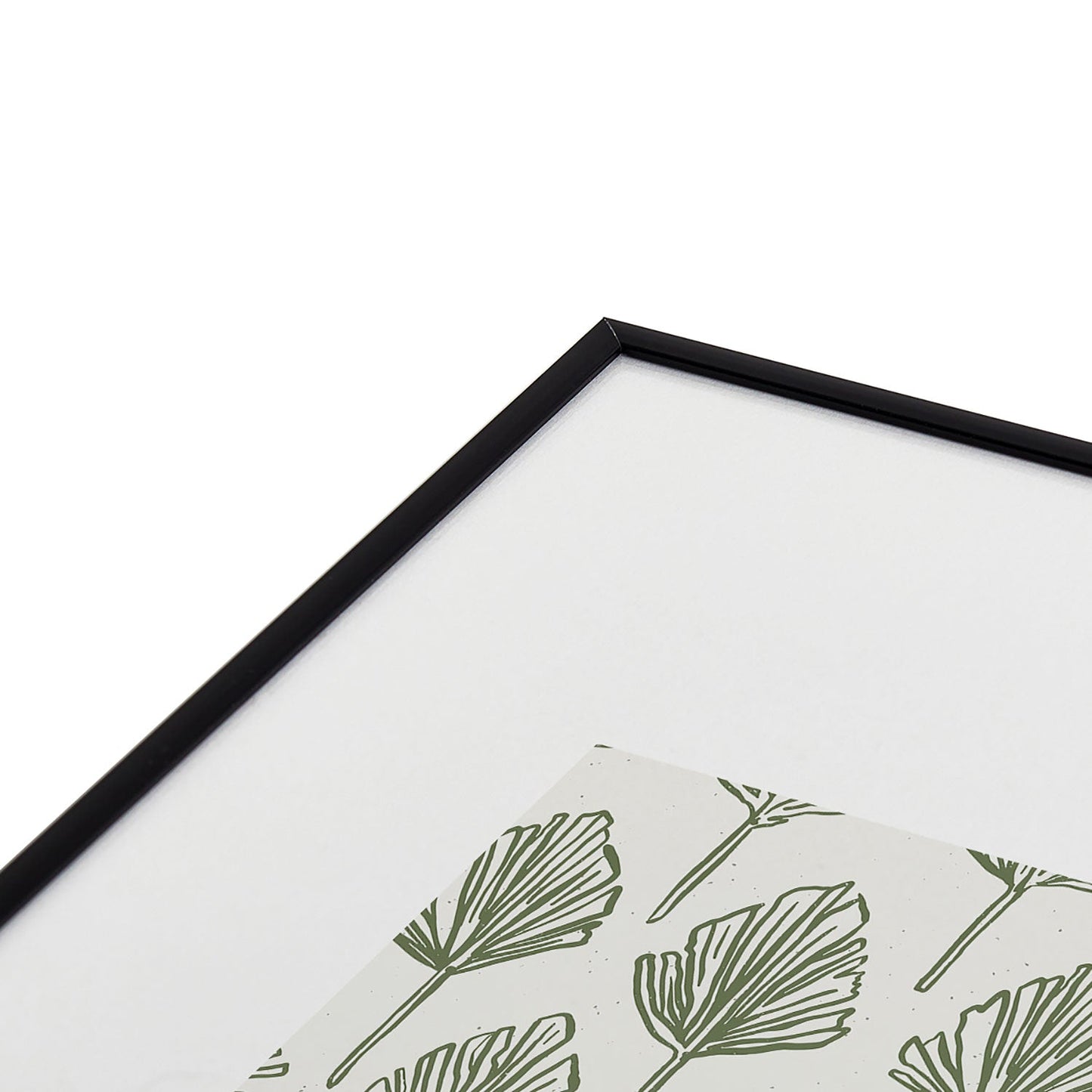 CoastL Studio Palm Sketches Metal Framed Art Print