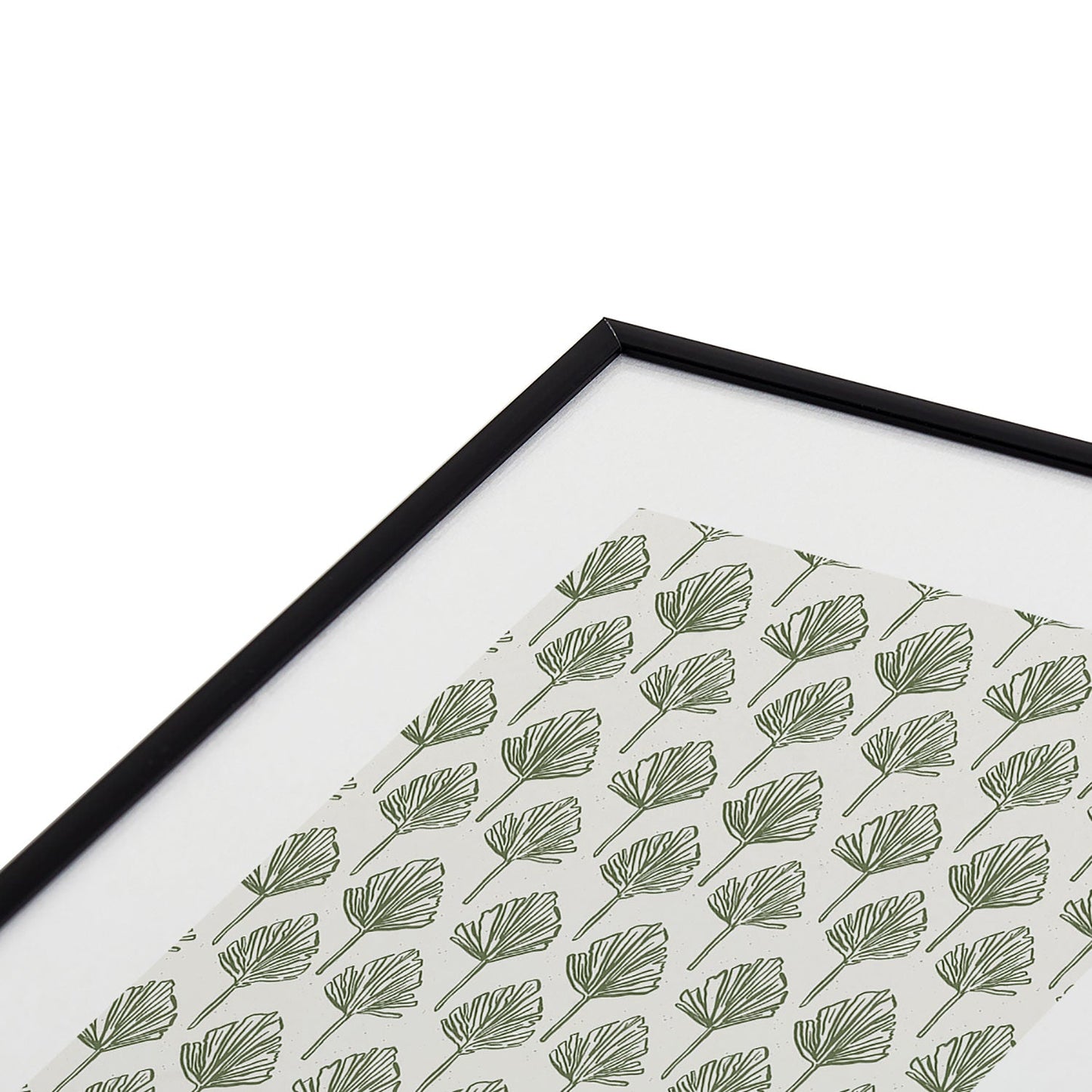 CoastL Studio Palm Sketches Metal Framed Art Print