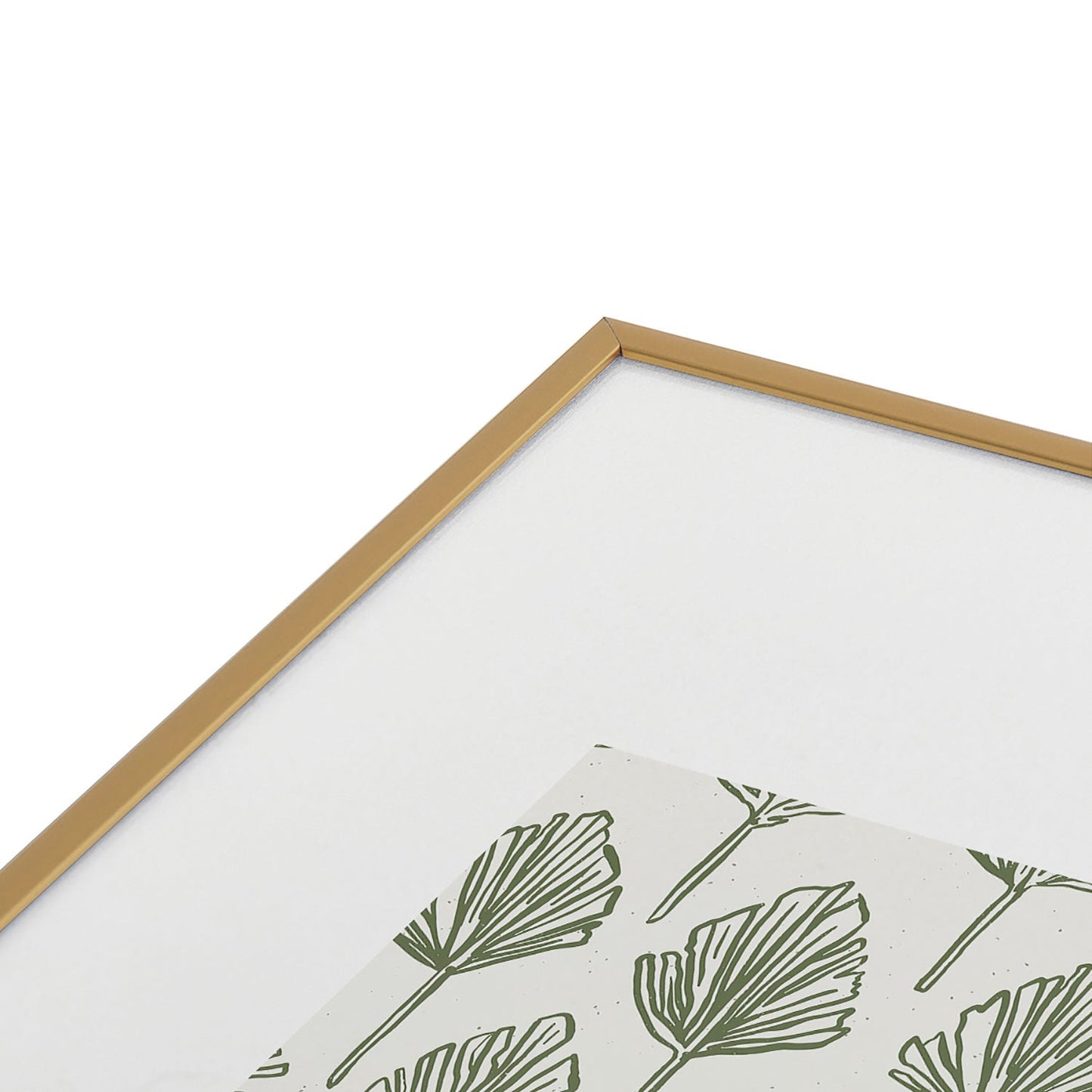 CoastL Studio Palm Sketches Metal Framed Art Print