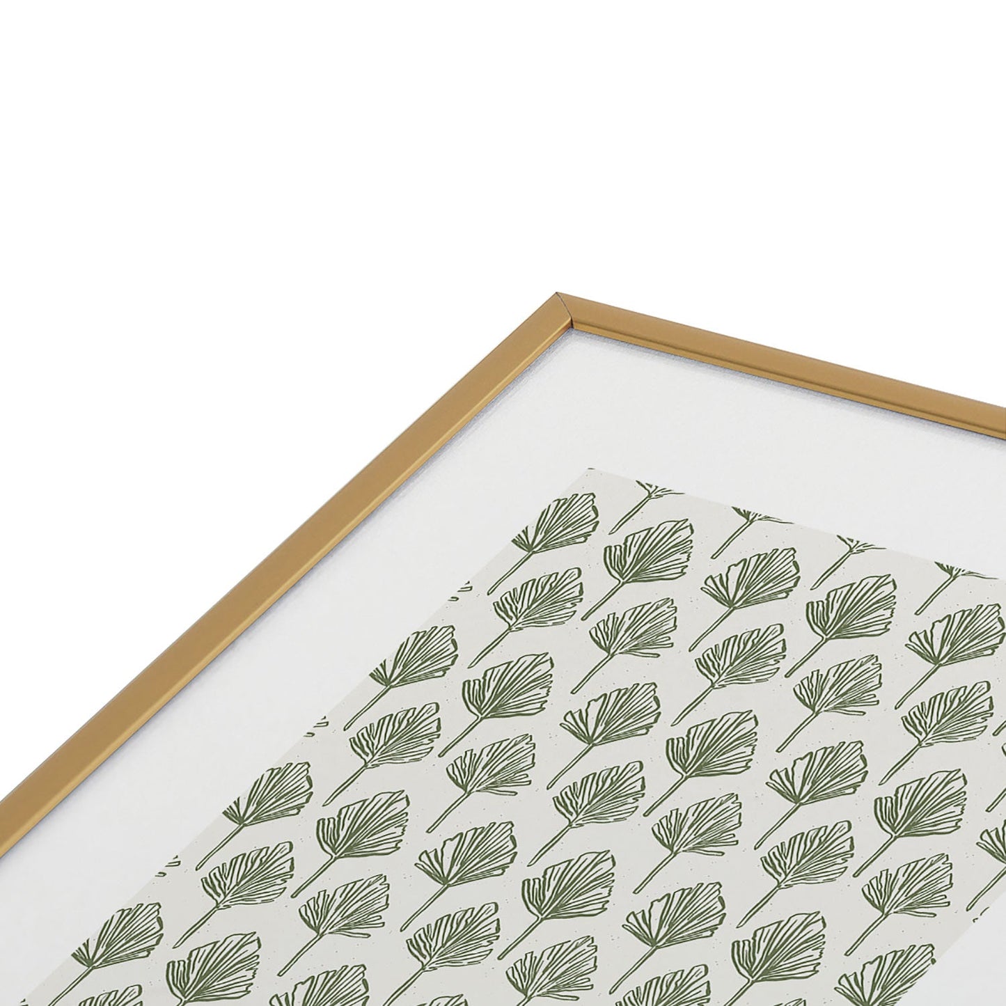 CoastL Studio Palm Sketches Metal Framed Art Print