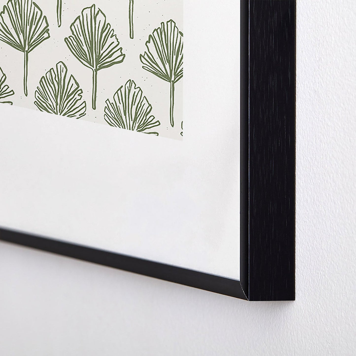 CoastL Studio Palm Sketches Metal Framed Art Print