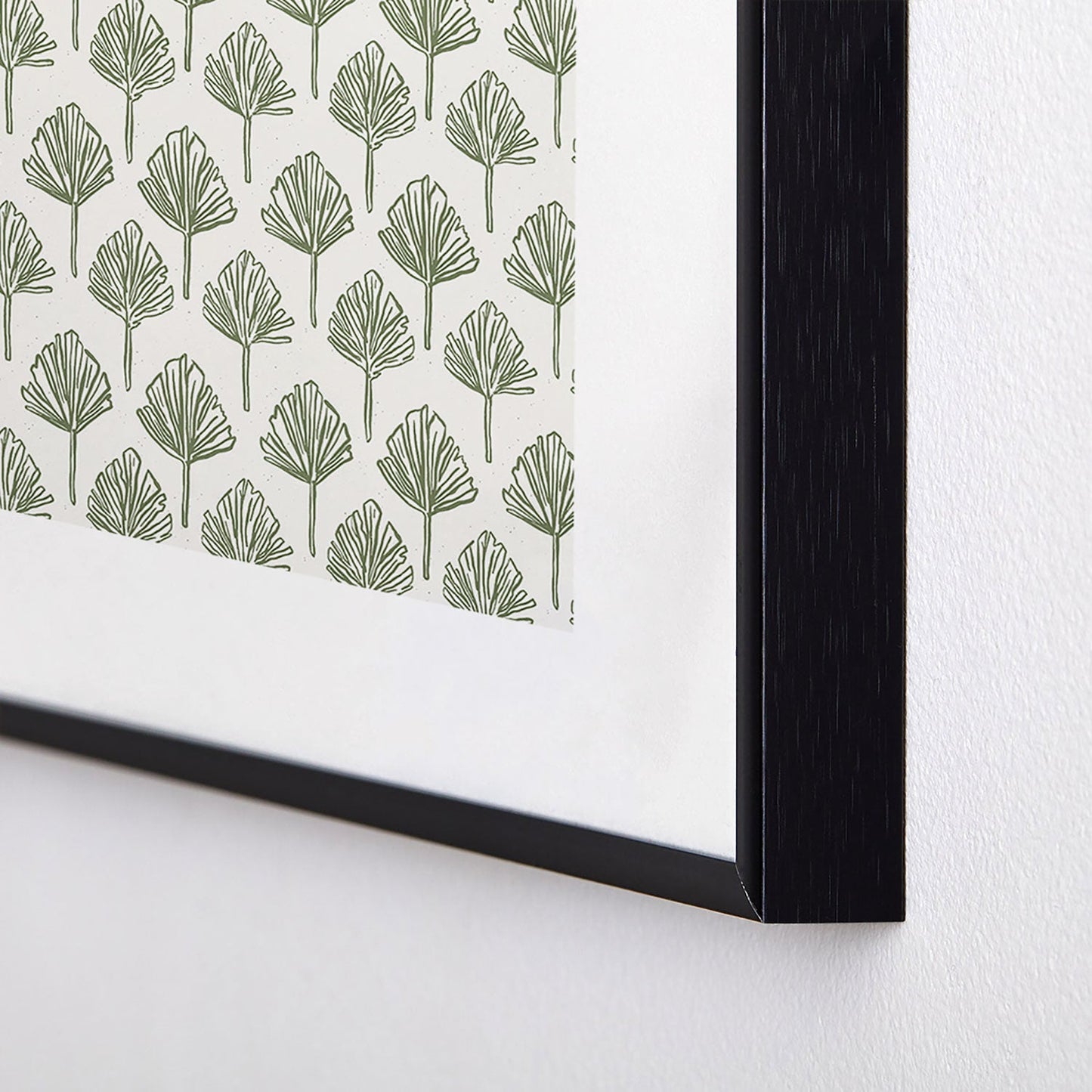 CoastL Studio Palm Sketches Metal Framed Art Print