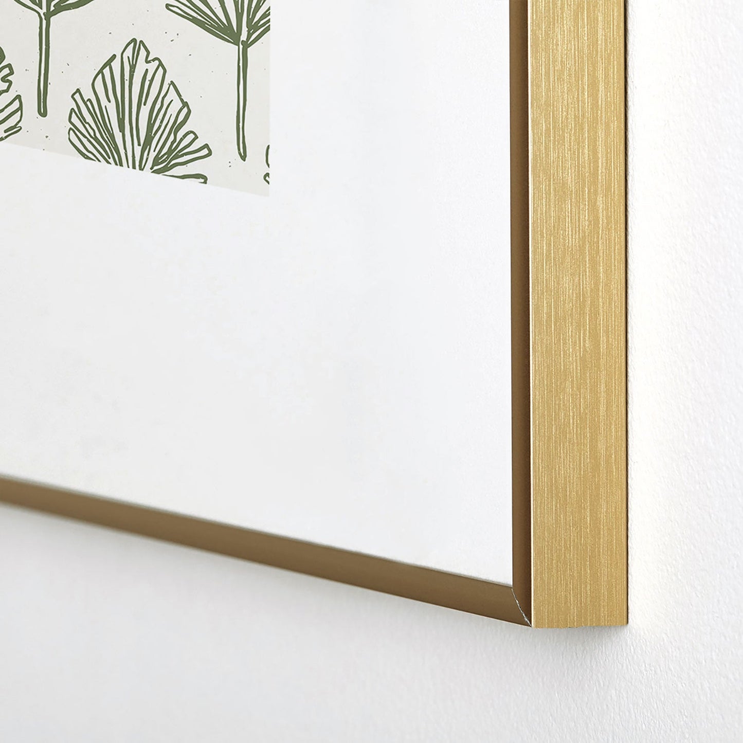 CoastL Studio Palm Sketches Metal Framed Art Print