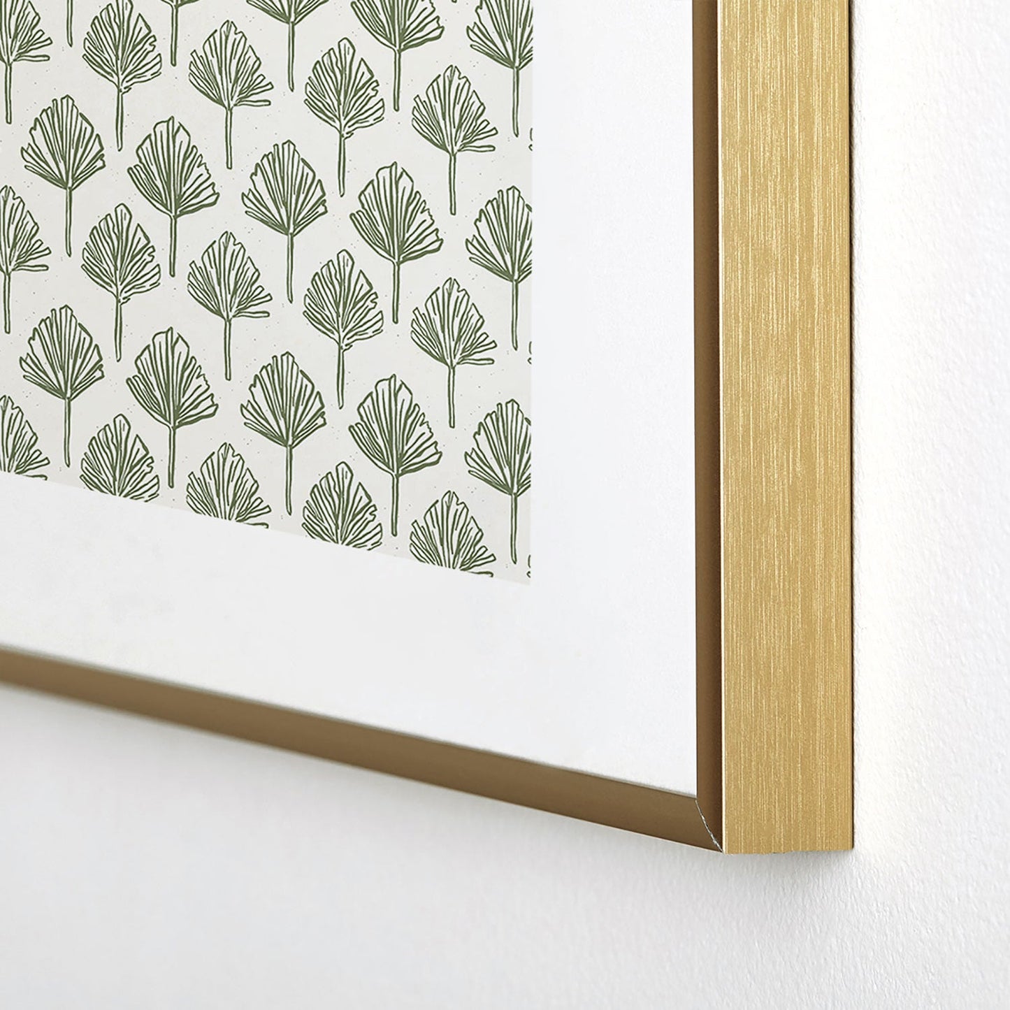 CoastL Studio Palm Sketches Metal Framed Art Print