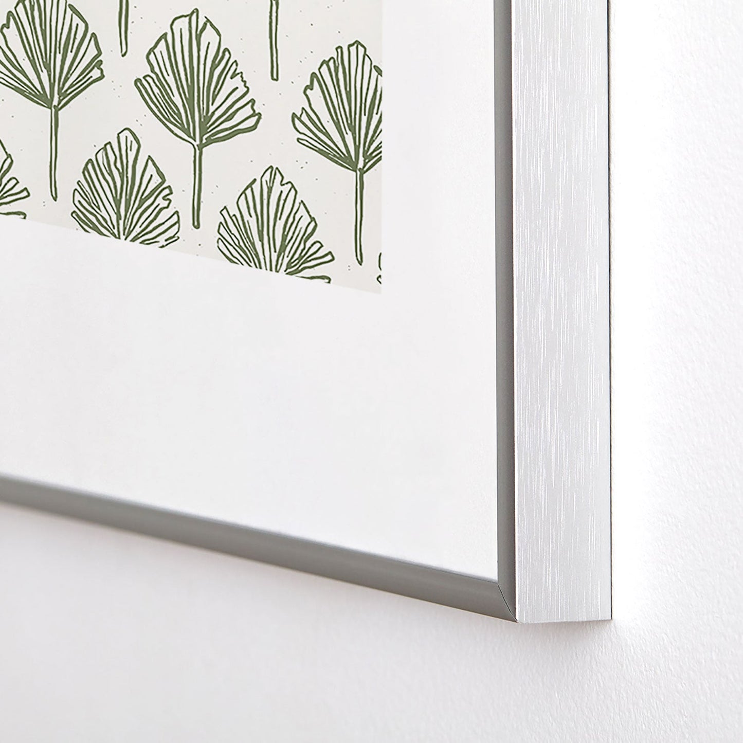 CoastL Studio Palm Sketches Metal Framed Art Print