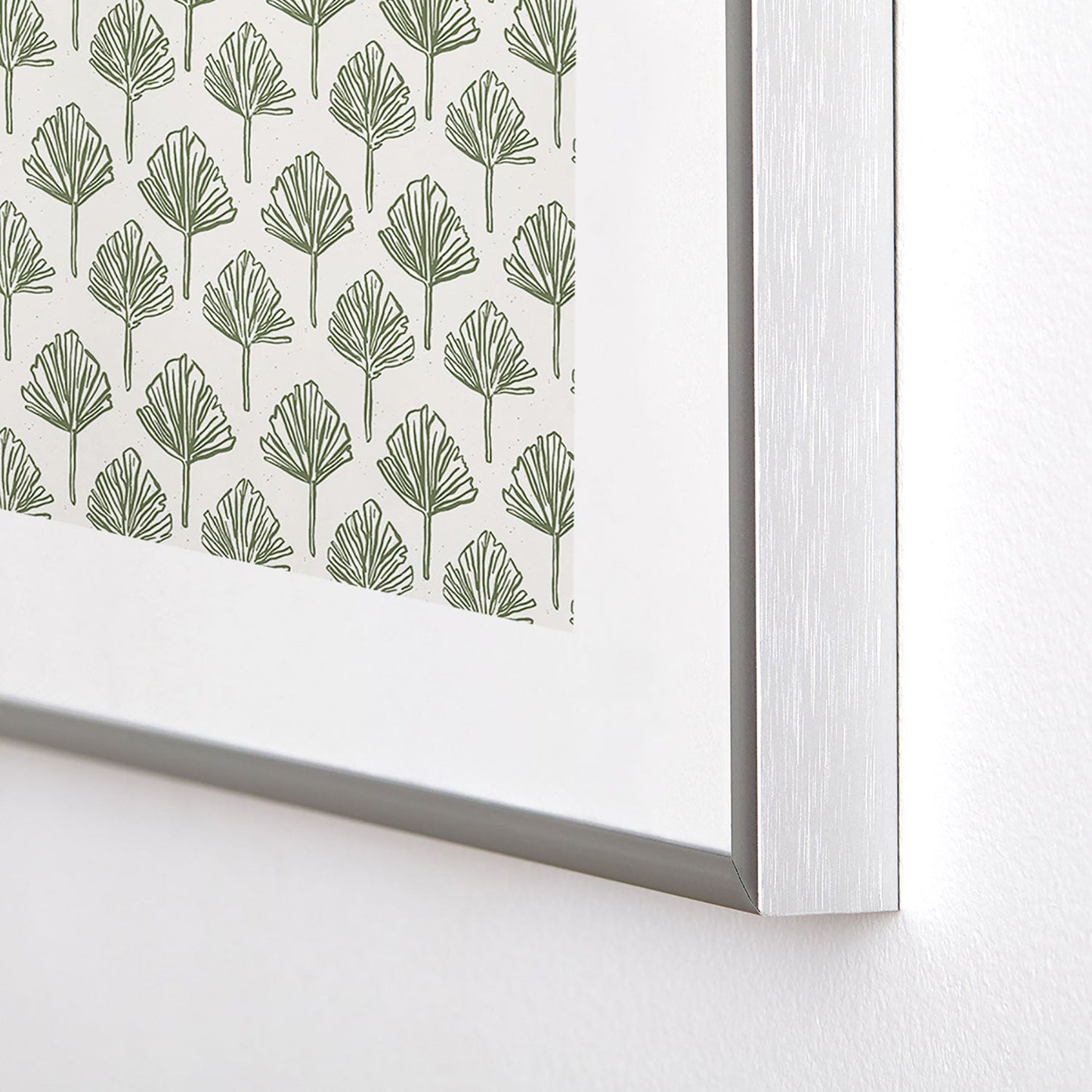 CoastL Studio Palm Sketches Metal Framed Art Print