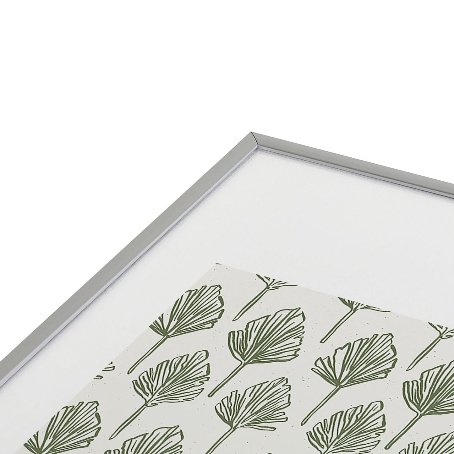 CoastL Studio Palm Sketches Metal Framed Art Print