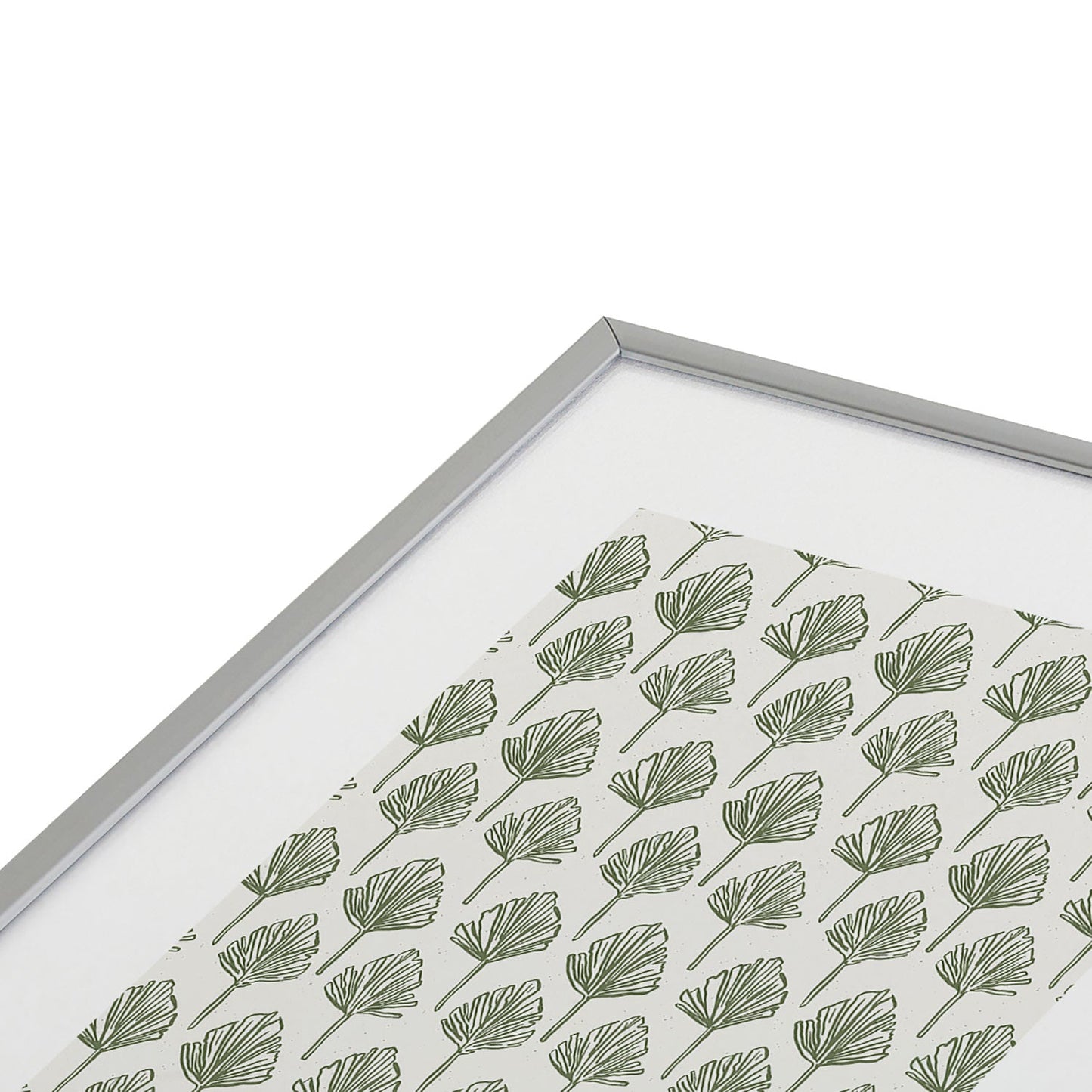 CoastL Studio Palm Sketches Metal Framed Art Print
