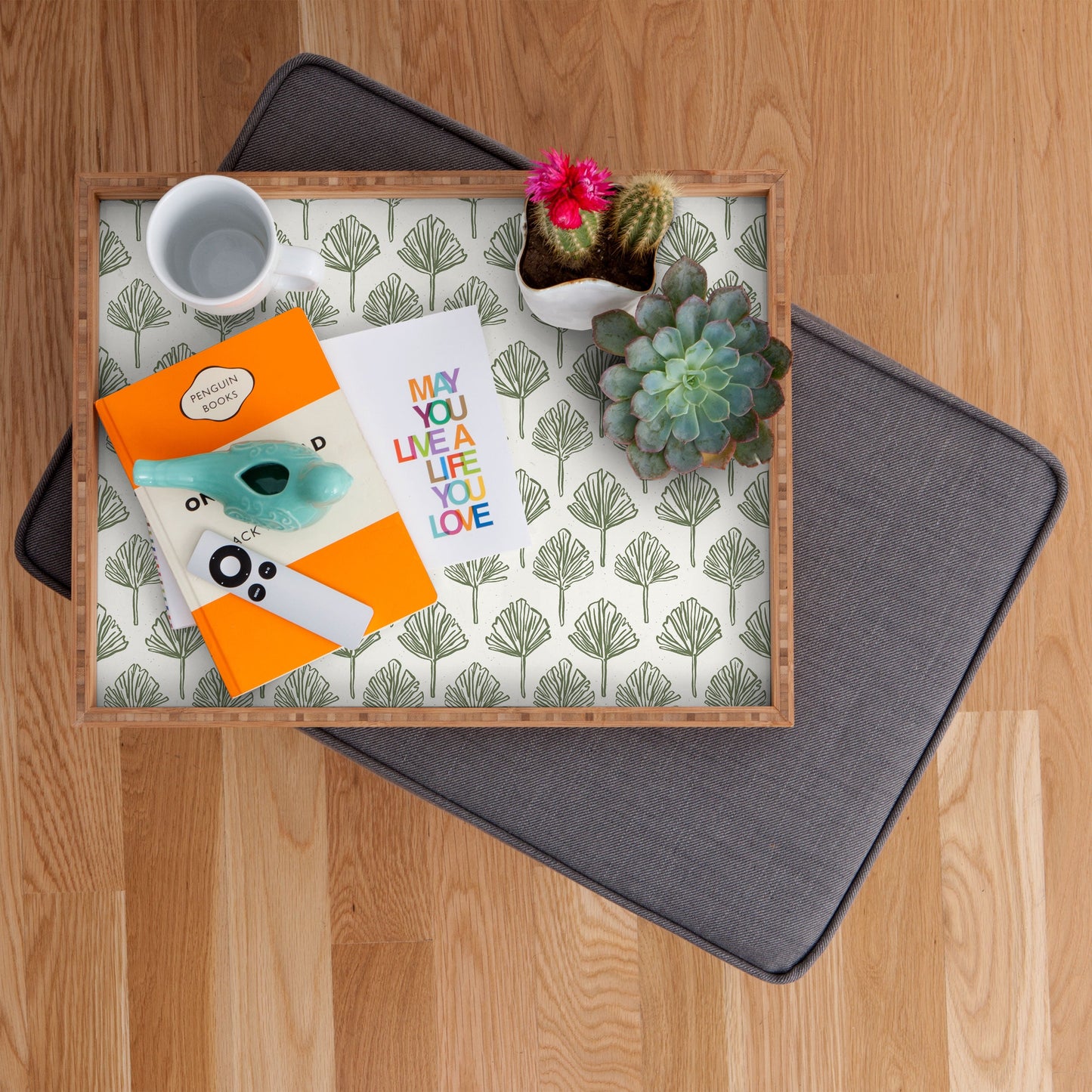 CoastL Studio Palm Sketches Rectangular Tray