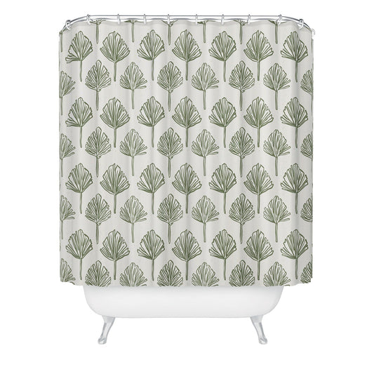 CoastL Studio Palm Sketches Shower Curtain