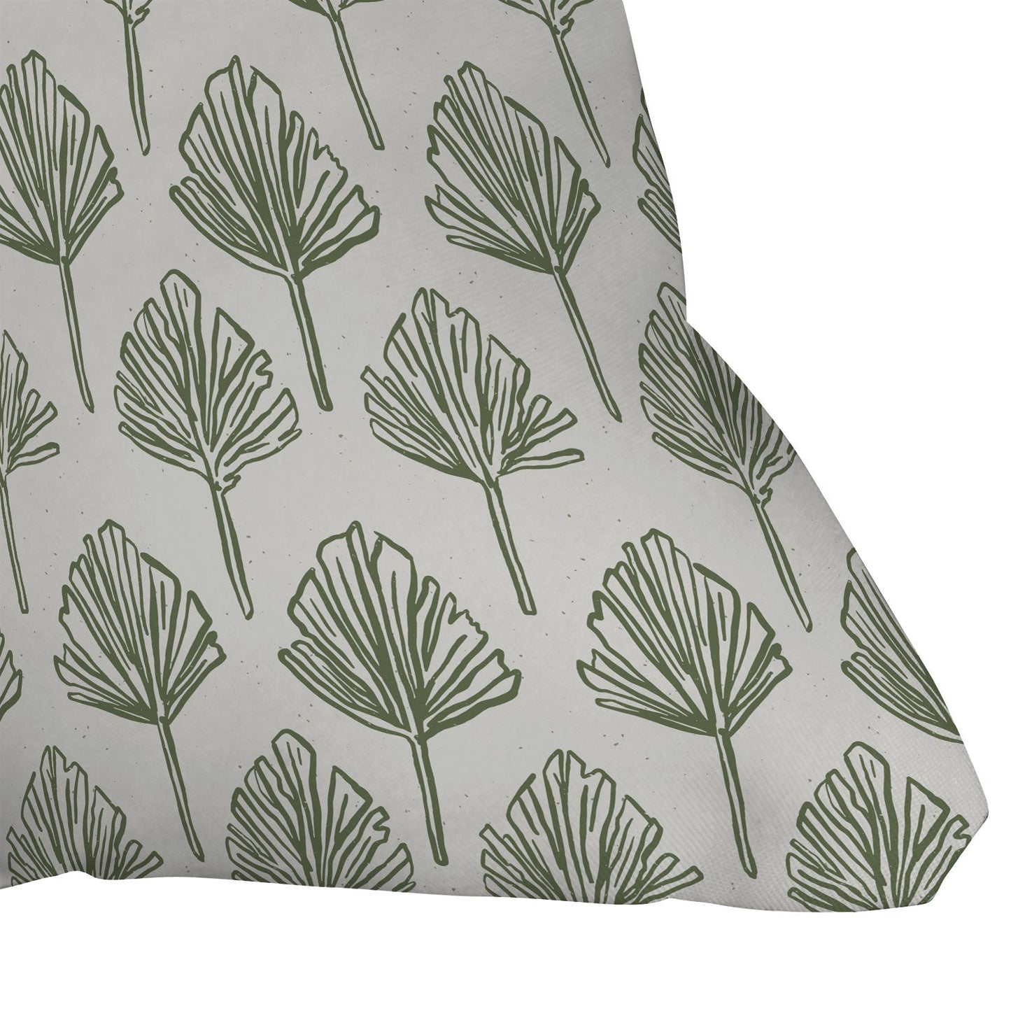 CoastL Studio Palm Sketches Outdoor Throw Pillow