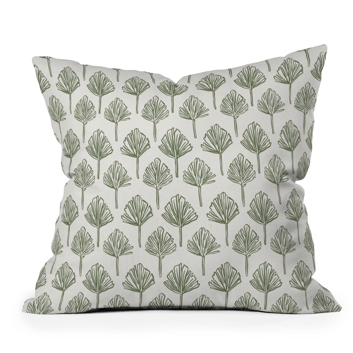 CoastL Studio Palm Sketches Outdoor Throw Pillow