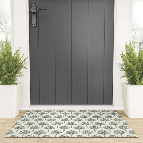 CoastL Studio Palm Sketches Welcome Mat