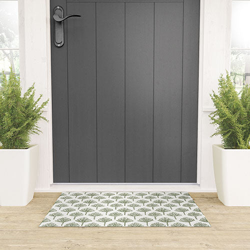 CoastL Studio Palm Sketches Welcome Mat