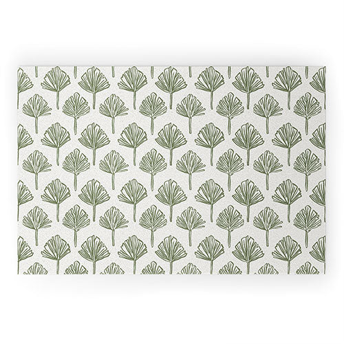 CoastL Studio Palm Sketches Welcome Mat