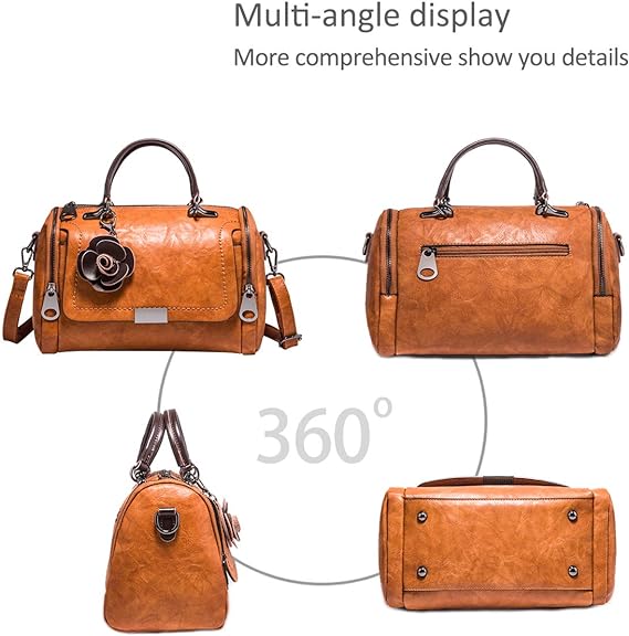 Sofie - Vintage Leren Handtas voor Dames - Elegant & Duurzaam