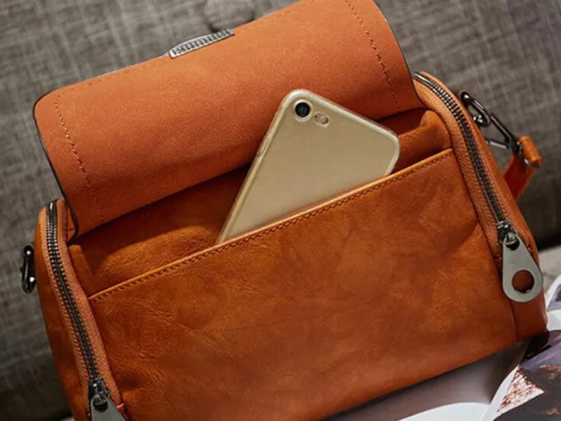 Sofie - Vintage Leren Handtas voor Dames - Elegant & Duurzaam