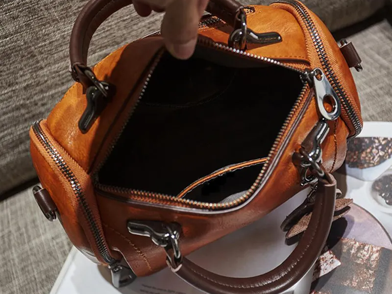 Sofie - Vintage Leren Handtas voor Dames - Elegant & Duurzaam