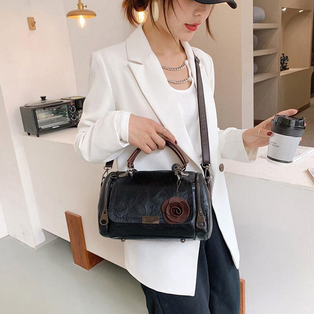 Sofie - Vintage Leren Handtas voor Dames - Elegant & Duurzaam