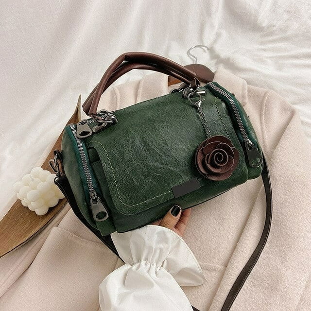 Sofie - Vintage Leren Handtas voor Dames - Elegant & Duurzaam