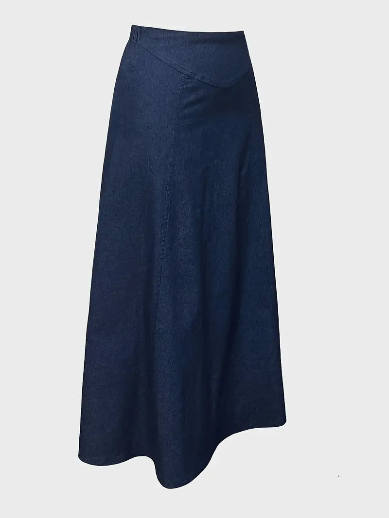 Denim A-lijn Rok voor Dames