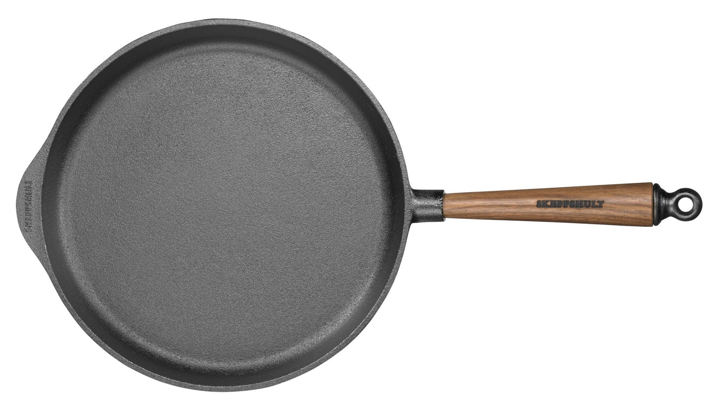 Deep Skillet with Walnut Handle - 11"