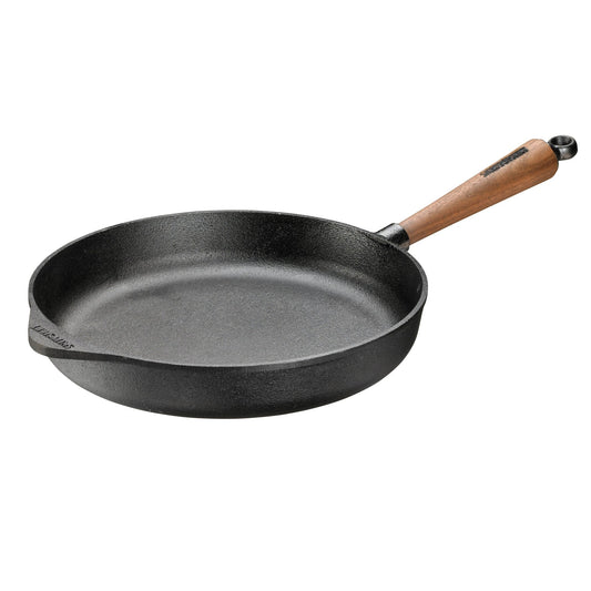 Deep Skillet with Walnut Handle - 11"