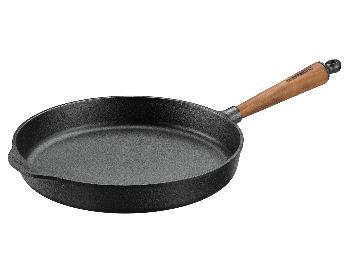 Deep Skillet with Walnut Handle - 12"