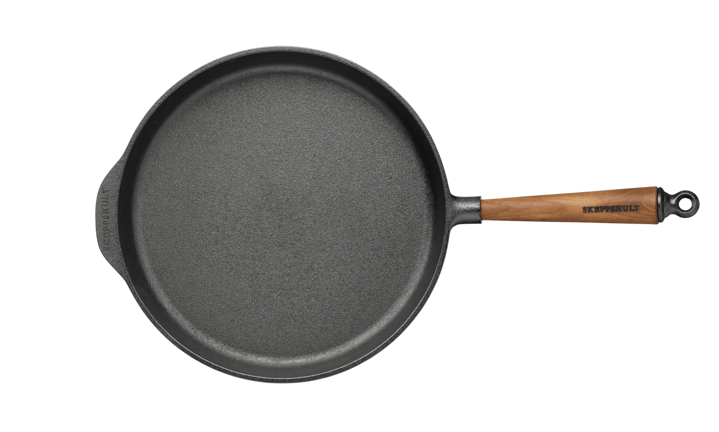 Deep Skillet with Walnut Handle - 12"