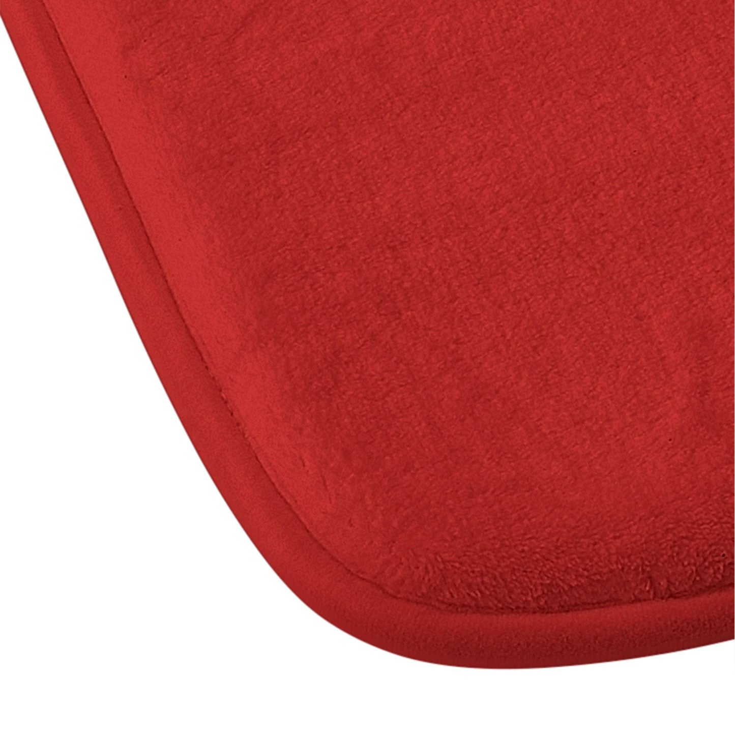 DENY Designs Gameday Red and White 1 Memory Foam Bath Mat