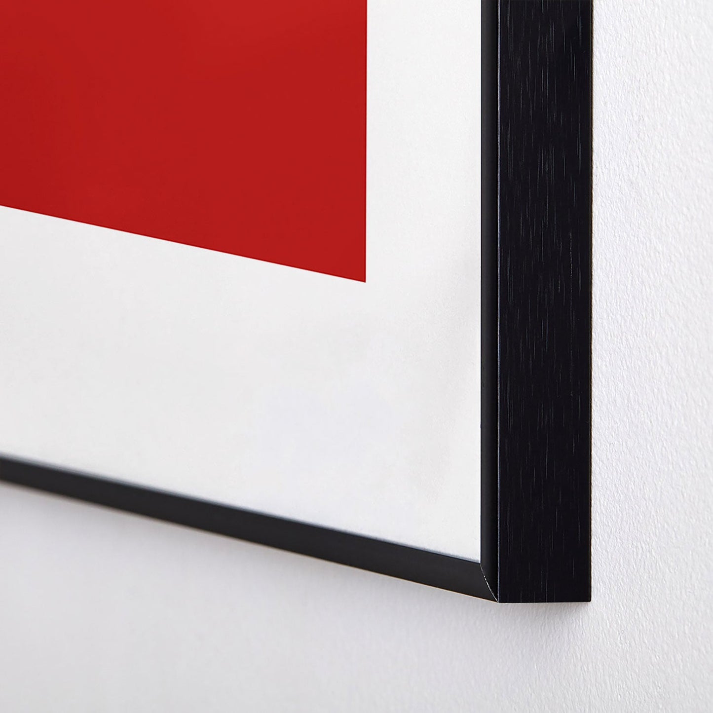 DENY Designs Gameday Red and White 1 Metal Framed Art Print