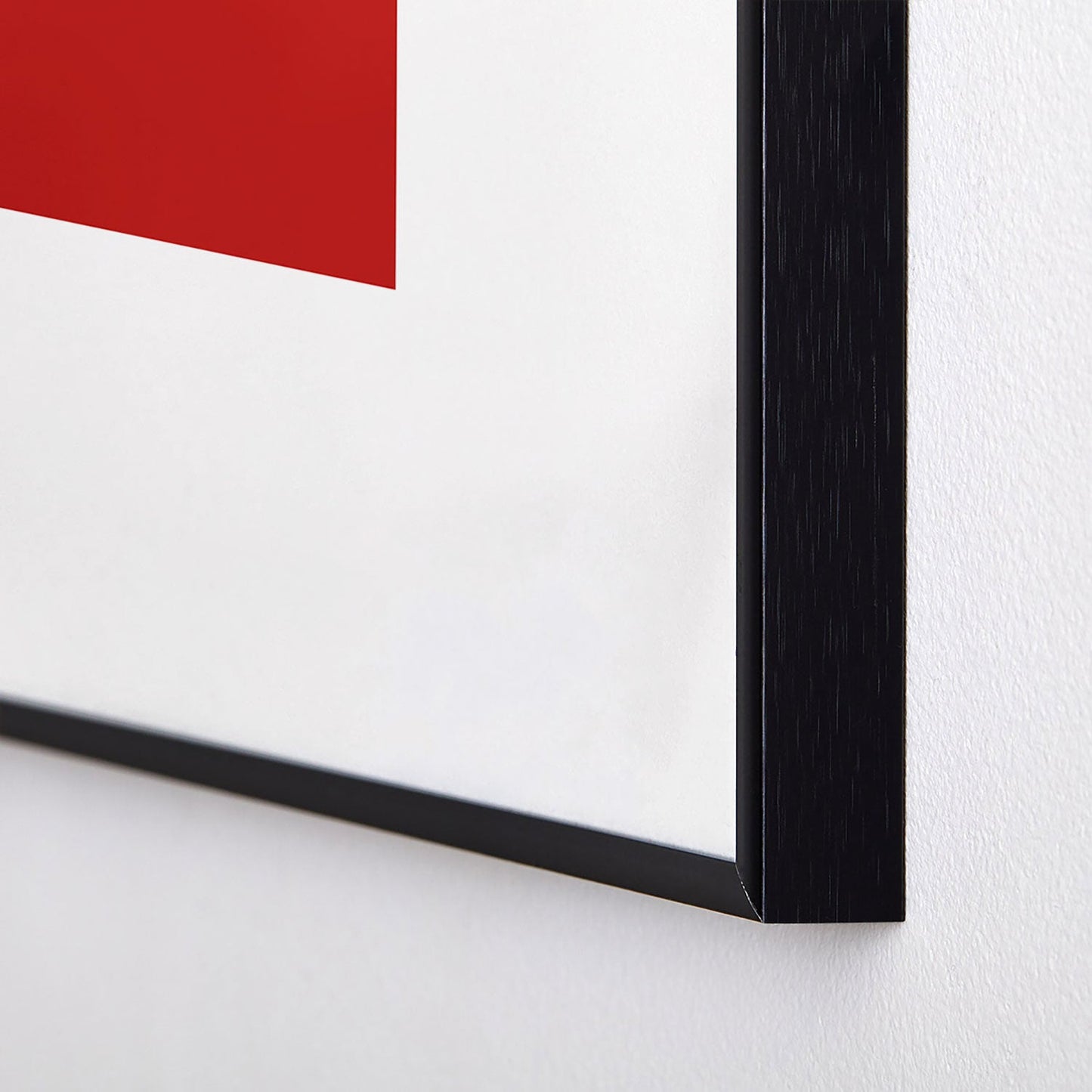 DENY Designs Gameday Red and White 1 Metal Framed Art Print