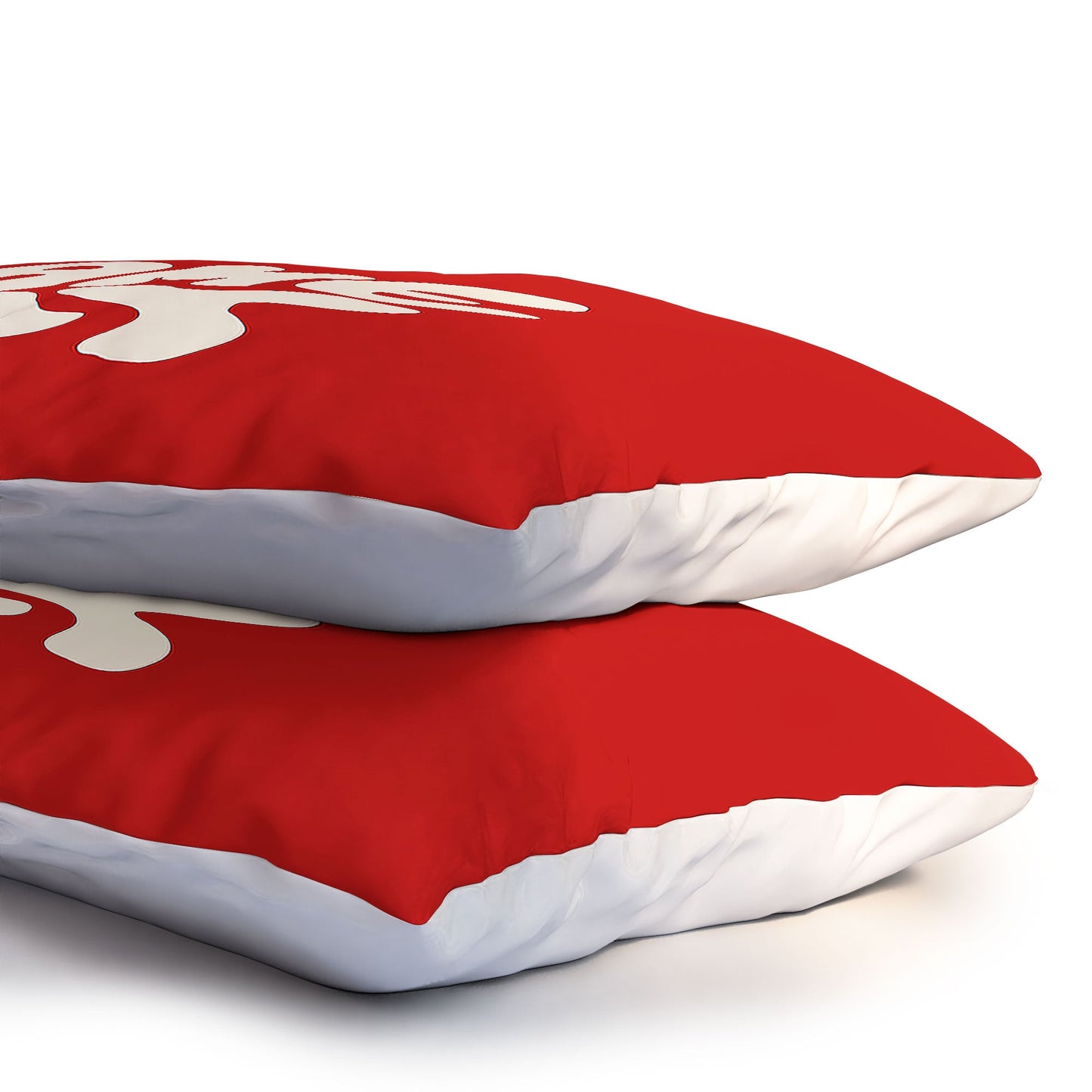 DENY Designs Gameday Red and White 1 Pillow Shams