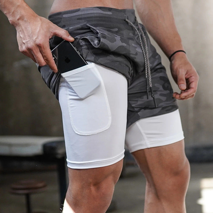 Praktische Shorts met Telefoonvak