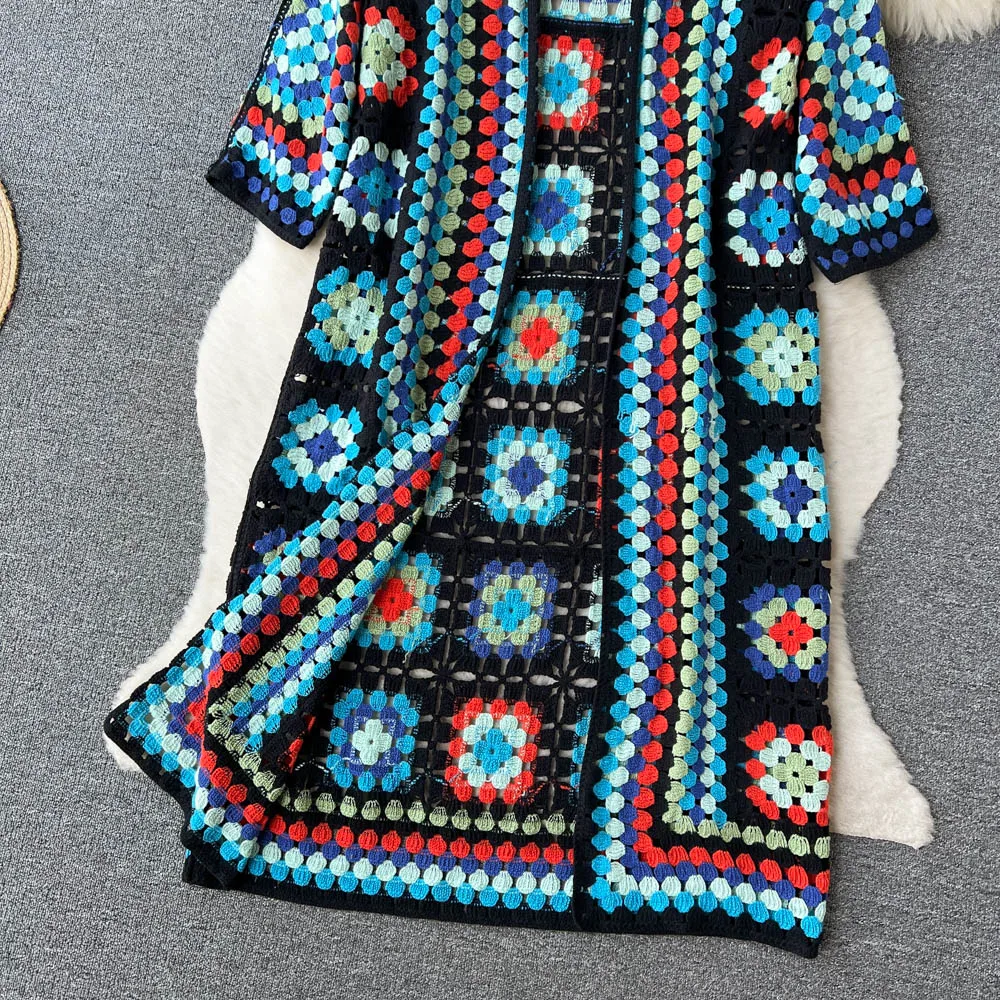 Doortje - Kleurrijk Gebreid Vest