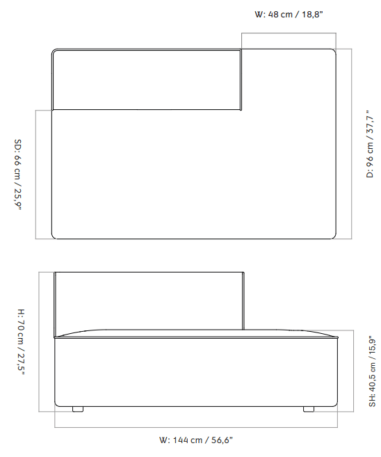 Eave 96 Modular Sofa