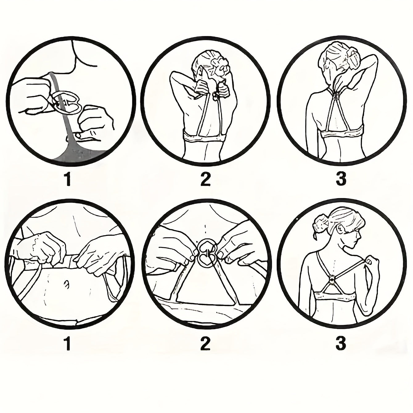 4pcs Bra Shoulder Clips, Invisible Adjustable Underwear Straps Anti Slip Clips, Women's Lingerie & Underwear Accessories