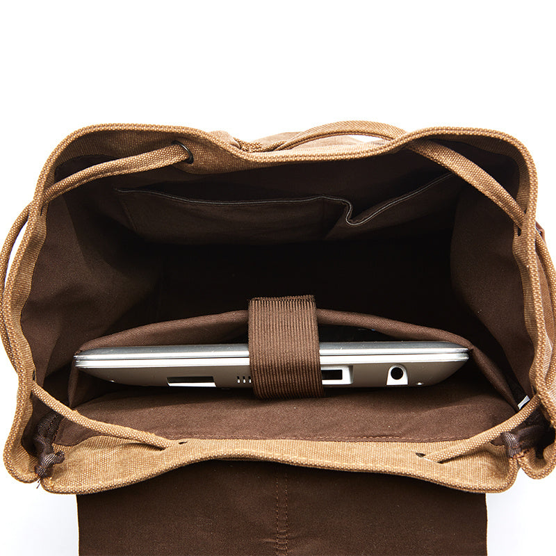 TrailBound - Vintage Canvas Laptoprugzak