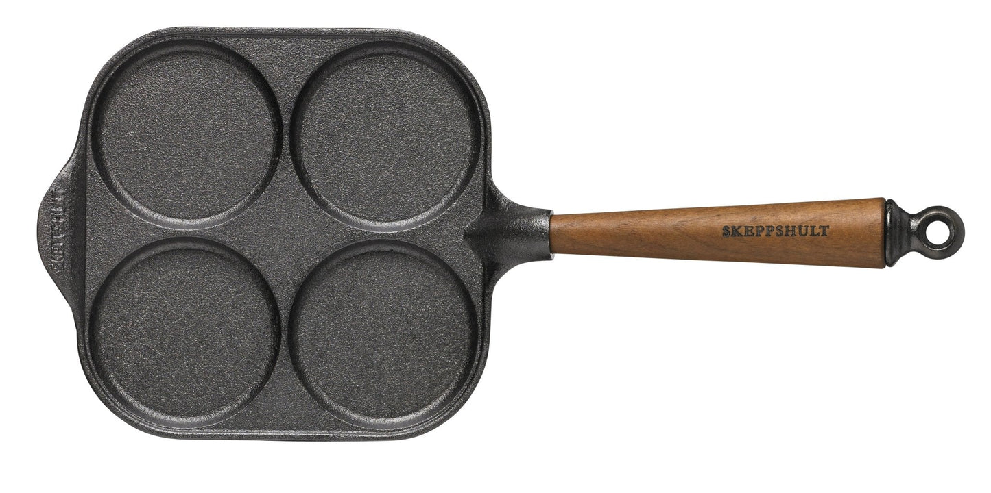 Egg Pan with Walnut Handle - 8"
