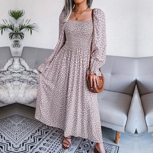 Quirina - Gesmokte Maxi-jurk Voor Vrouwen