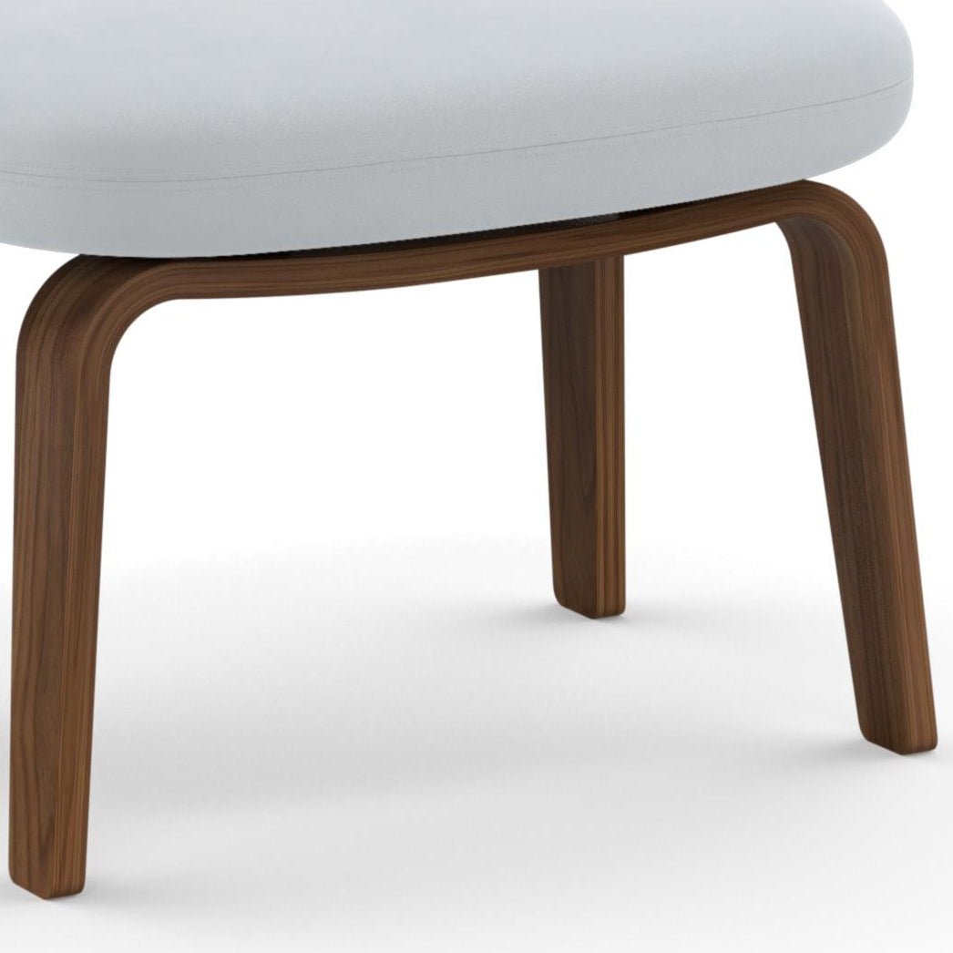 Era Footstool - Wood Legs