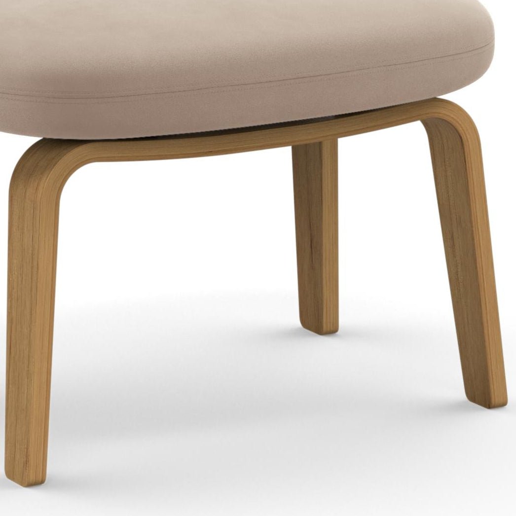 Era Footstool - Wood Legs