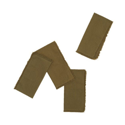 Open Box - Essential Dinner Napkin - Olive - Set of 4