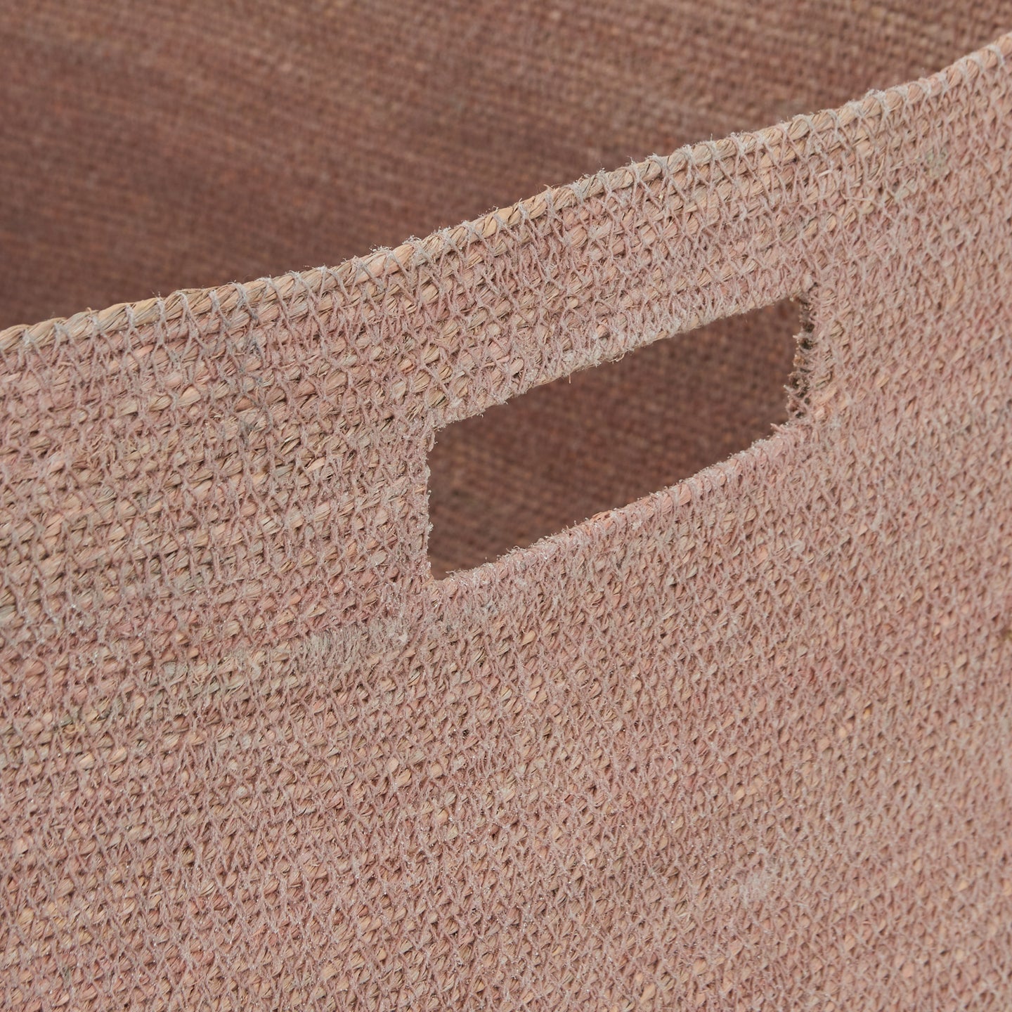 Open Box - Essential Square Basket - Blush