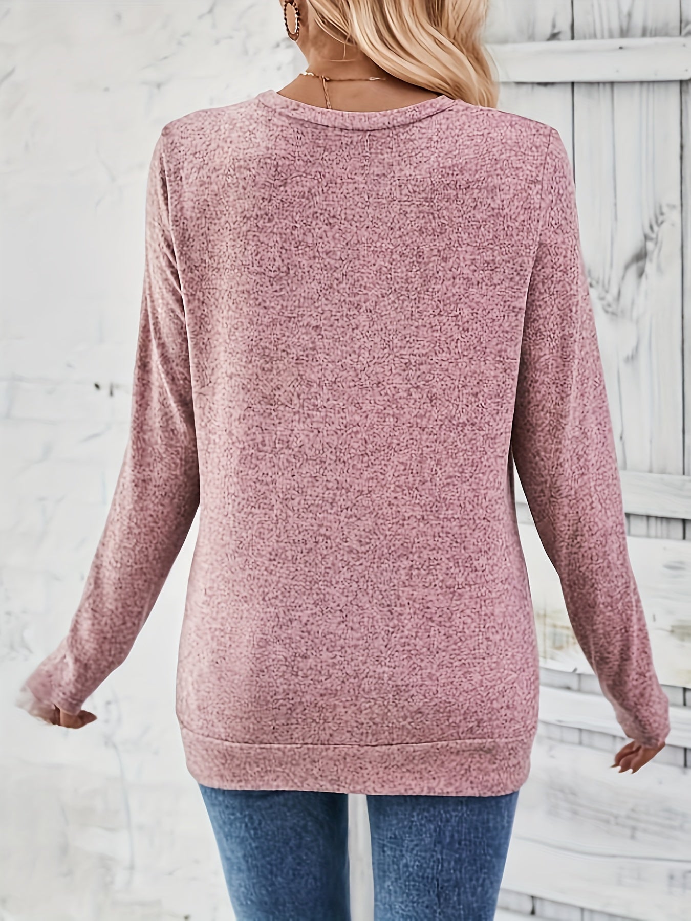 Hansje - Knoop T-shirt Lange Mouw